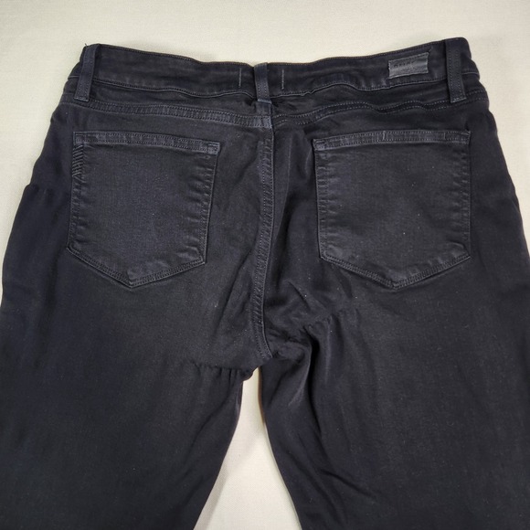 Paige Verdugo Ultra Skinny Jeans  Black Women's Size 32 (fit 33W 29L) - Picture 7 of 16